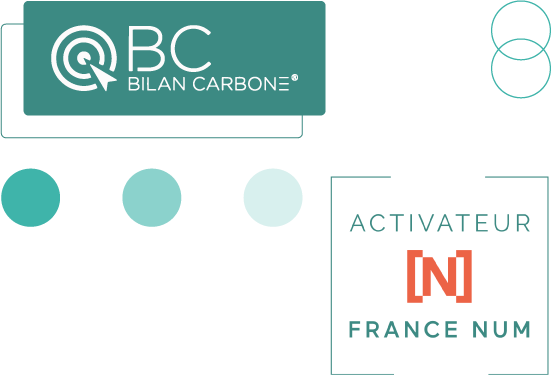 logo bilan carbone, logo France Num