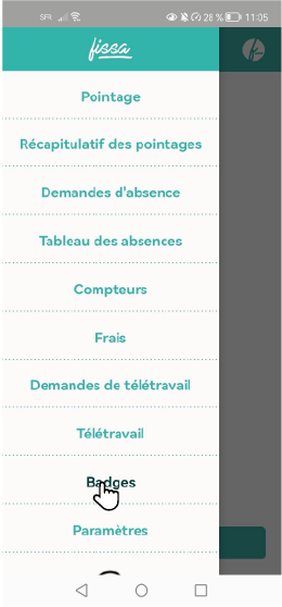 Menu de Configuration
