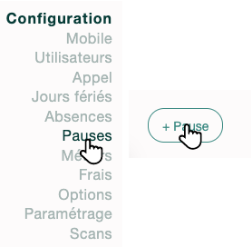Ajouter une pause automatique
