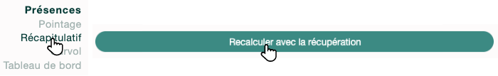 Mettre à jour le compteur de récupération